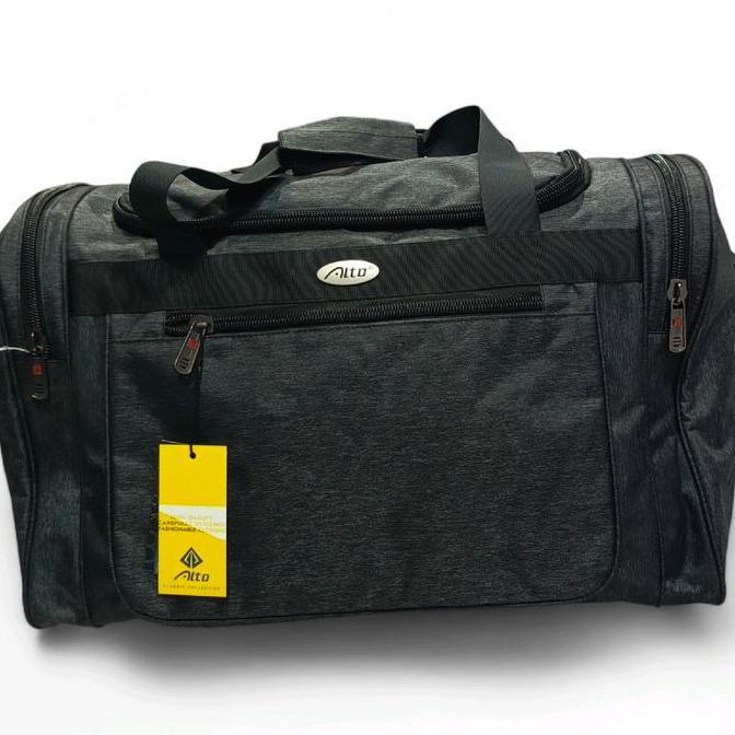 Murah Tas Pakaian Besar / Tas Lipat & Besar Alto / Tas Pakaian Motif Kotak 2 Tingkat / Tas Jinjing /