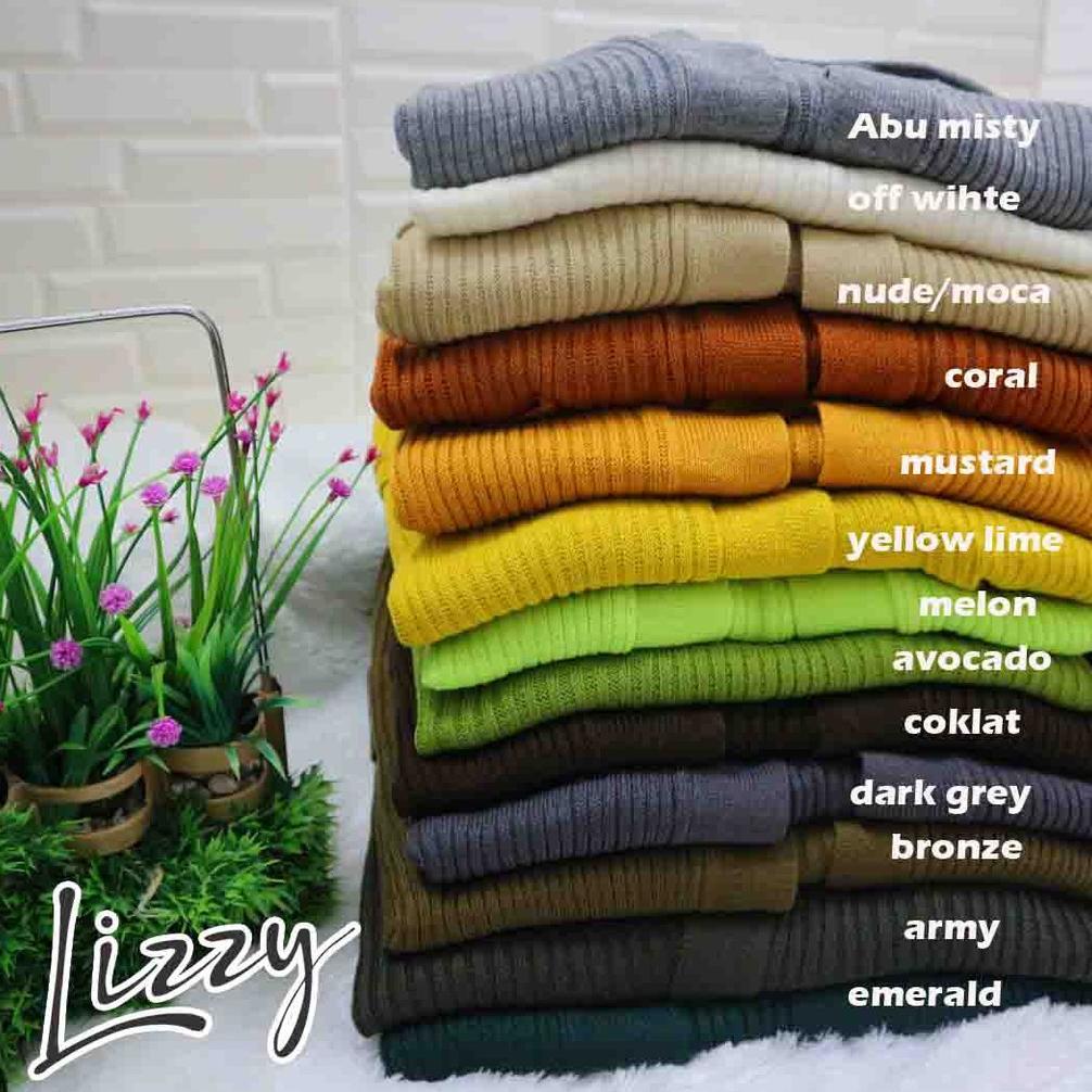 Bergaransi Lizzy Outfit Cardigan Rajut Panjang Belle Korean Style Rajut Wanita