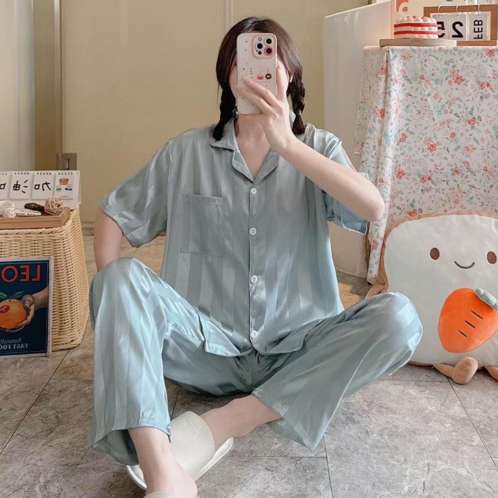 Unik Baju Tidur Exclusive Piyama Wanita Satin Sutra Organic Tencel Import Mewah Premium