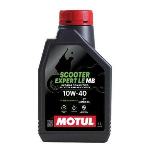 MOTUL Oli Scooter Expert LE 10W40 1 Liter untuk Motor Matic NMAX PCX Aerox Vario 125 150 Hemat Bahan