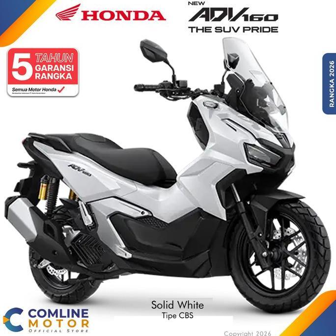 Bandung-Honda ADV 160 CBS Keyless Double Cakram Bagasi 30L Helm In Sub Tank Rear Suspension USB Type
