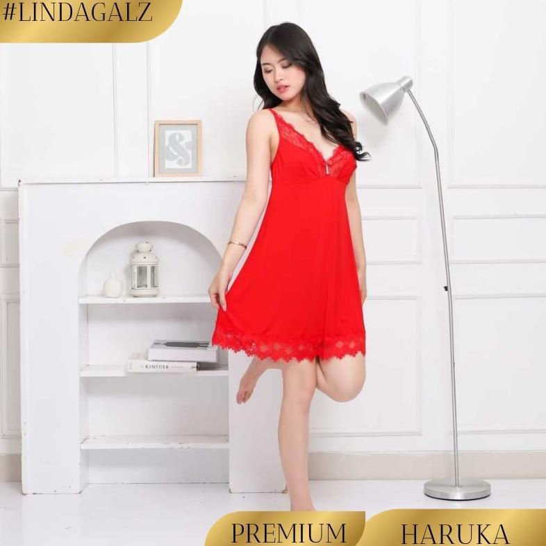 Bergaransi Lindagalz Haruka Sexy Lingerie Big Size Jumbo 2317 Baju Tidur Wanita Dinas Malam Lingerie