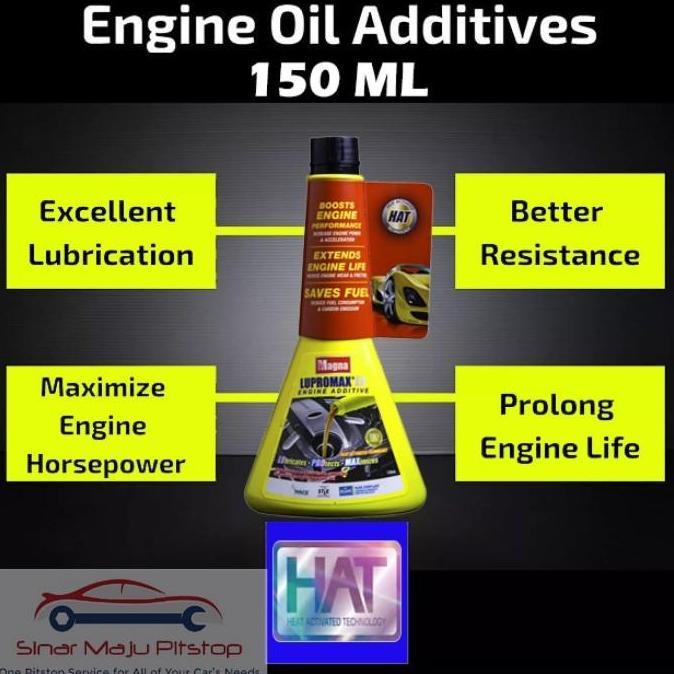 CAIRAN ADITIF OLI MESIN MOBIL & MOTOR PENGHEMAT KONSUMSI BENSIN - LUPROMAX ENGINE ADDITIVE 150 ml Or