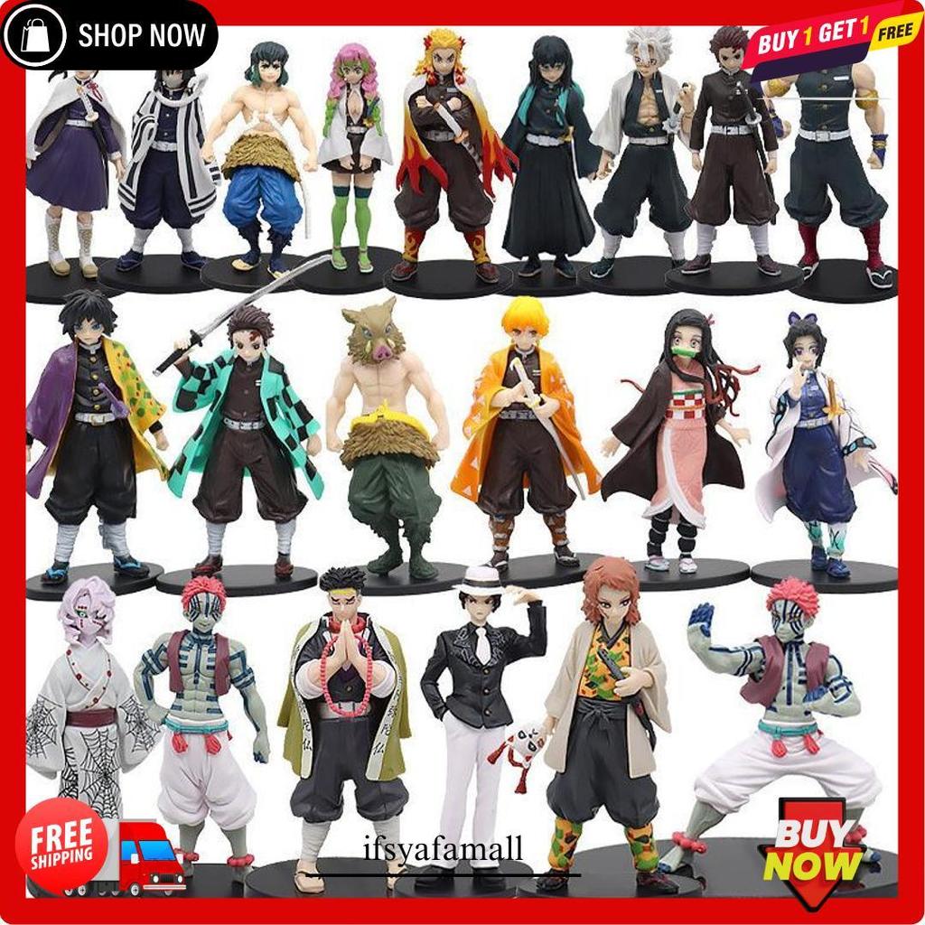 Action Figure Demon Slayer / Miniatur Demon Slayer / Demon Slayer Anime Lagi Trending