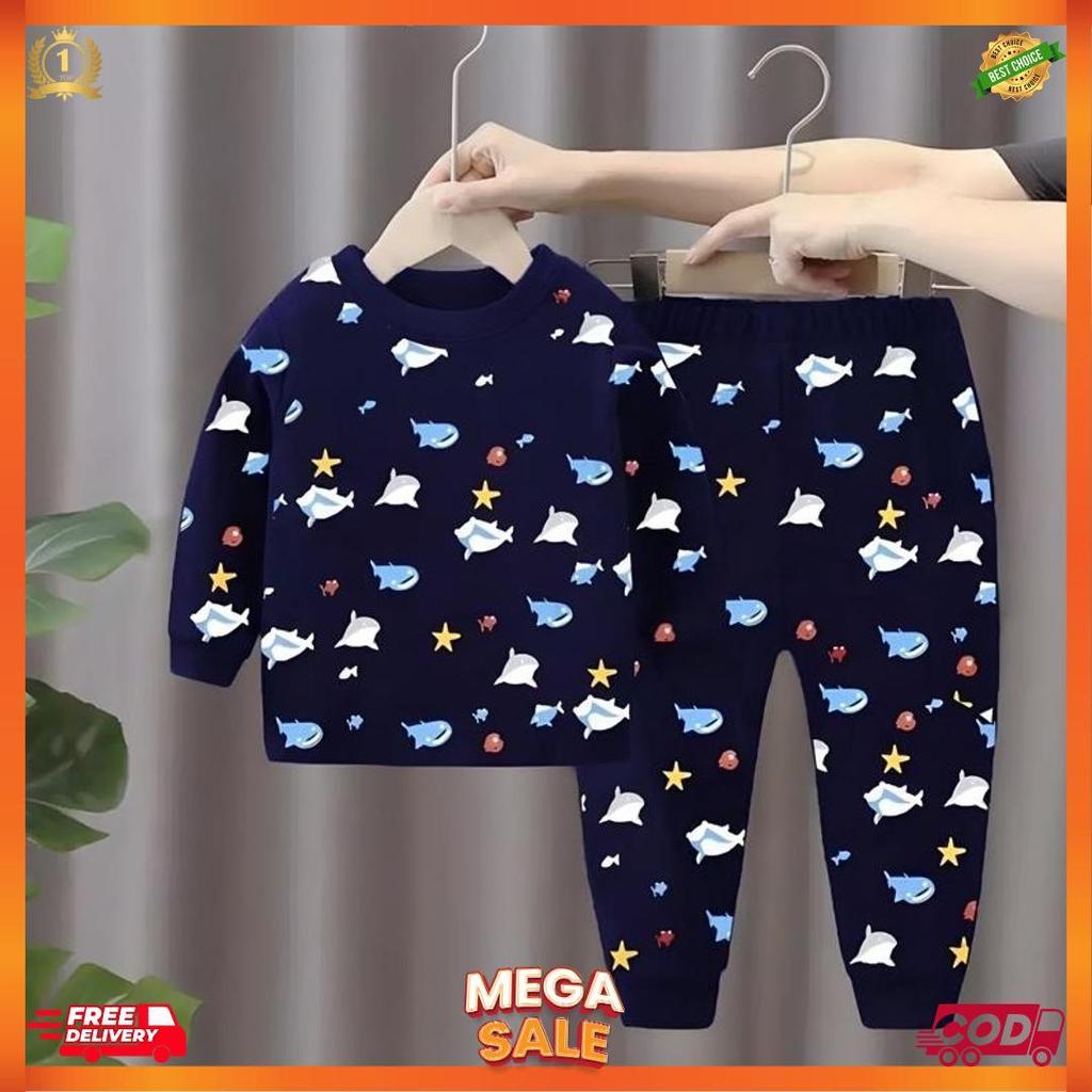Terlaris TERBARU SETELAN BAJU TIDUR ANAK ANAK PIYAMA KAOS ANAK PEREMPUAN DAN LAKI LAKI MOTIF BABY SH