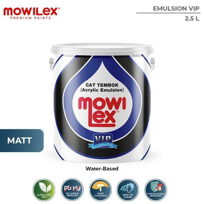Mowilex Emulsion VIP Cat Tembok 2.5 L