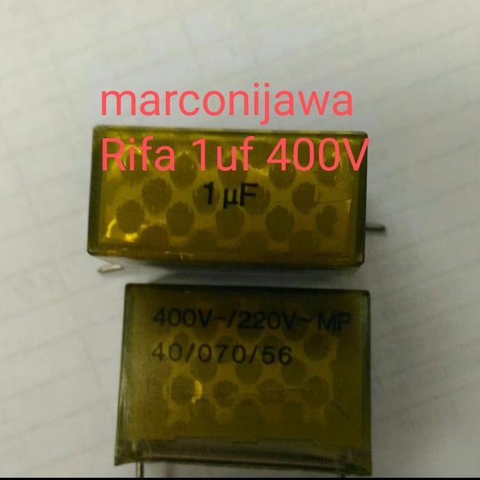HARGA DISC - Capasitor 1uf 400Vdc 220vac Rifa japan