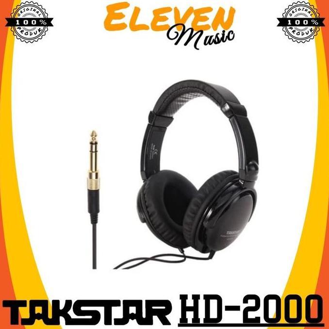 Takstar HD-2000 Headphone Studio Closed-Back Bass Tebal Headphone Takstar HD2000