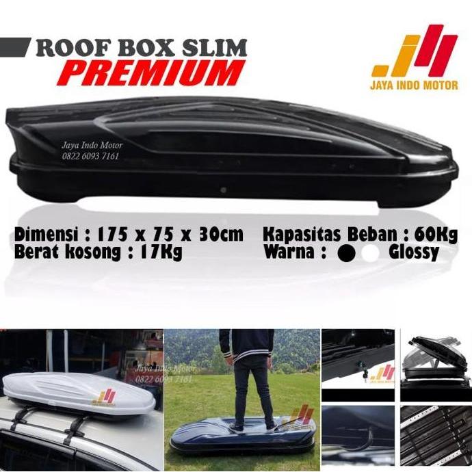 NEW Roof Box Roofbox Agya bagasi atas mobil Glossy slim Abs