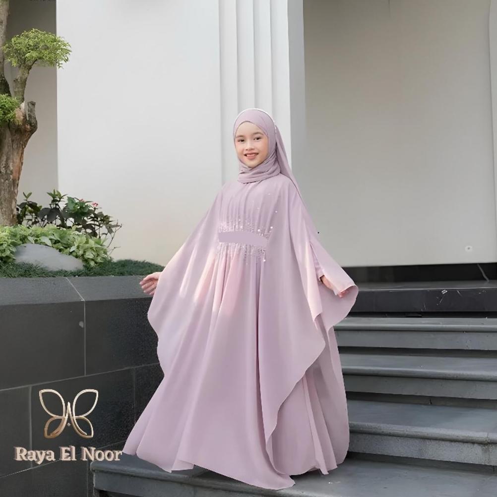 READY STOCK Mandocorefashion | Mayora kaftan anak syarii usia 7 sampai 11 tahun terbaru kekinian ele