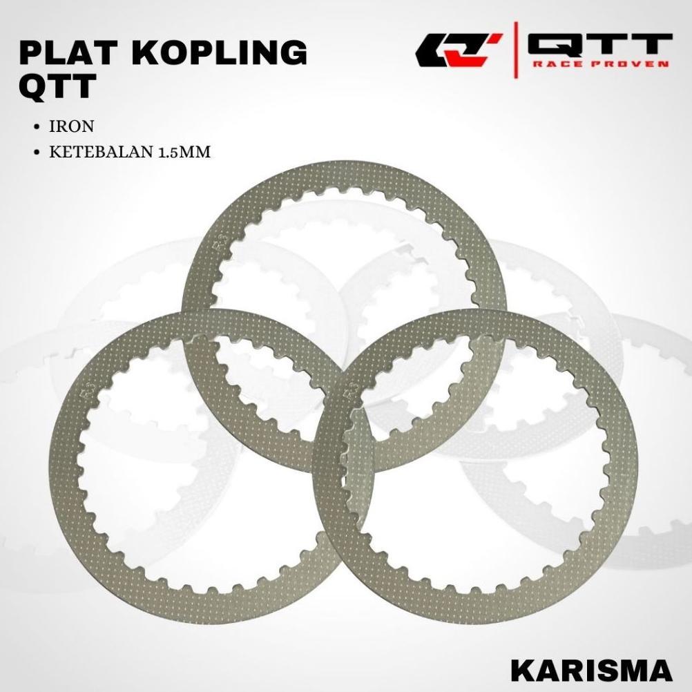 Plat kopling QTT Karisma Supra X 125 Nova Dash IRON Pelat Besi CLP25-IR