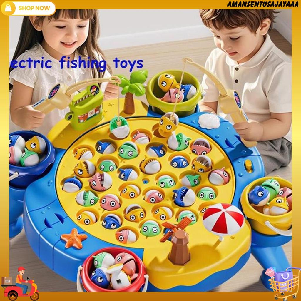 Mainan Pancing Ikan Mainan Perempuan Pancing Anak Anak Lengkap Pancingan Ikan Set Lengkap Mainan Har