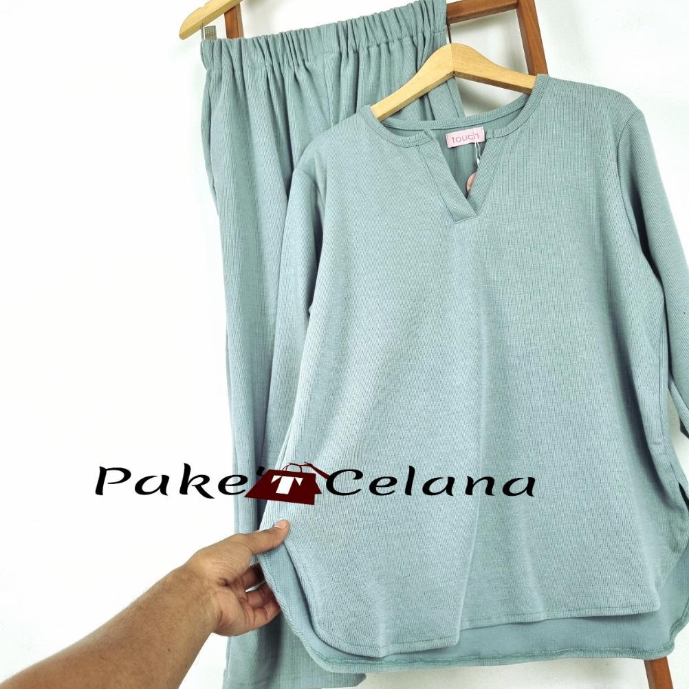 Promo Setelan Wanita Terbaru 2026 One Set Misty Knit Premium Import Ld 130 Xxl  Jumbo Bb 80 Kg Kekin