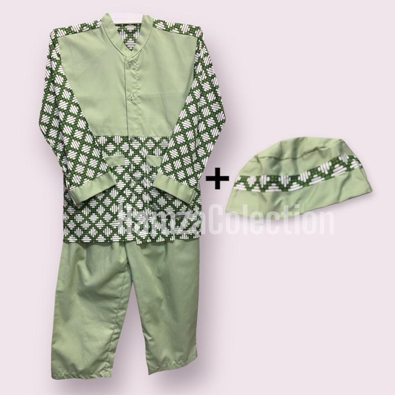 Free Ongkir Seragam Muslim Anak . Gamis Muslim Tk / Paud . Gamis Setelan Laki