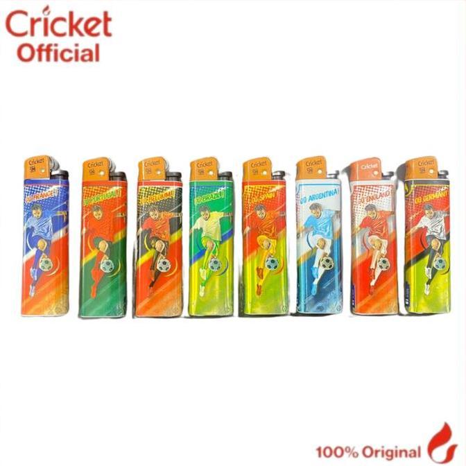Korek Api Cricket Edisi Terbatas - Seri Football (8 Buah)