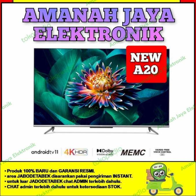 TCL 43A20 Android TV 43 inch Android 11.0 UHD 4K | TCL A20 DOLBY ATMOS