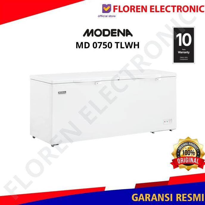 Modena Freezer  MD 0750 TLWH 750 Liter 2 Pintu MURAH GARANSI RESMI
