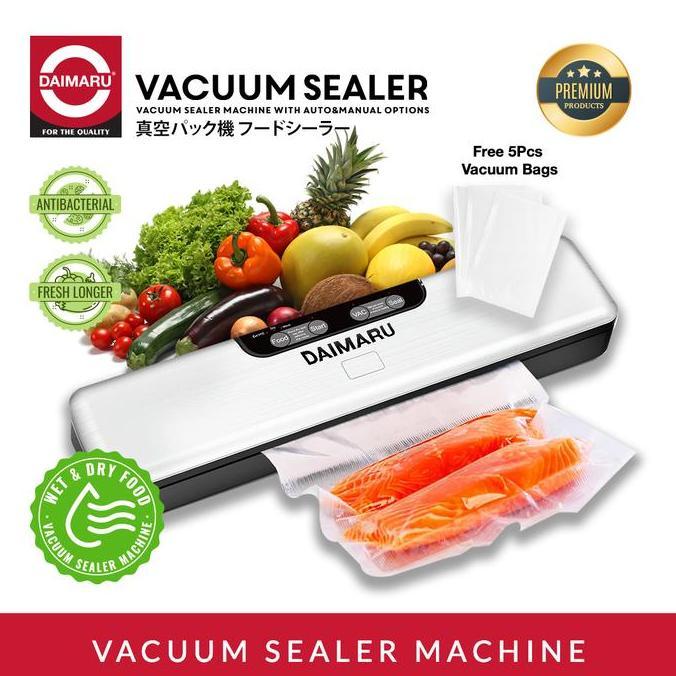 Daimaru Vacuum Sealer Mesin Vakum Makanan Premium Manual Automatic