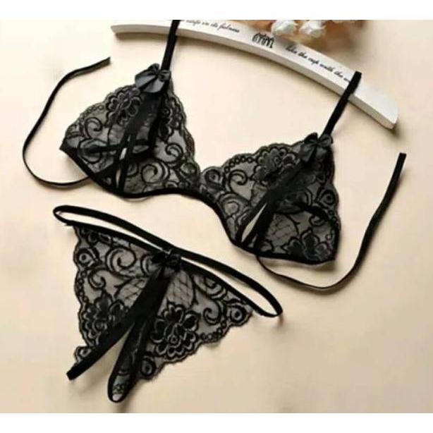 Termurah Sexy Lingerie Bra Dan G String Set /Lingeria Pakain Dalam Wanita Murah