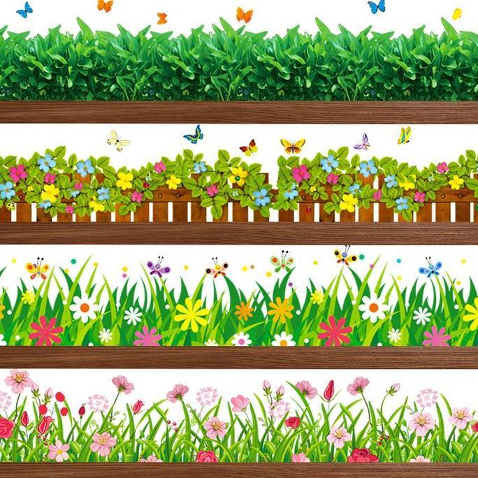 STIKER DINDING DAUN STICKER MOTIF POHON DAUN UNTUK DEKORASI RUMAH RUANG TAMU KELUARGA DEKOR PINTU KA