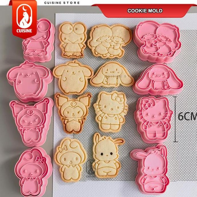 Cetakan Kue Kering Sanriooo Cookie Cutter Biskuit Cetakan Nugget Bento Karakter Astronot Frozen Hewa