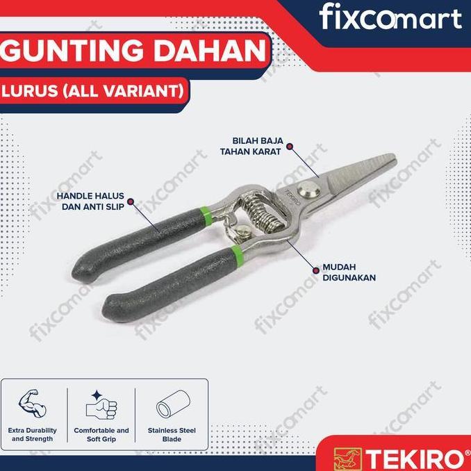 TEKIRO Gunting Dahan Lurus