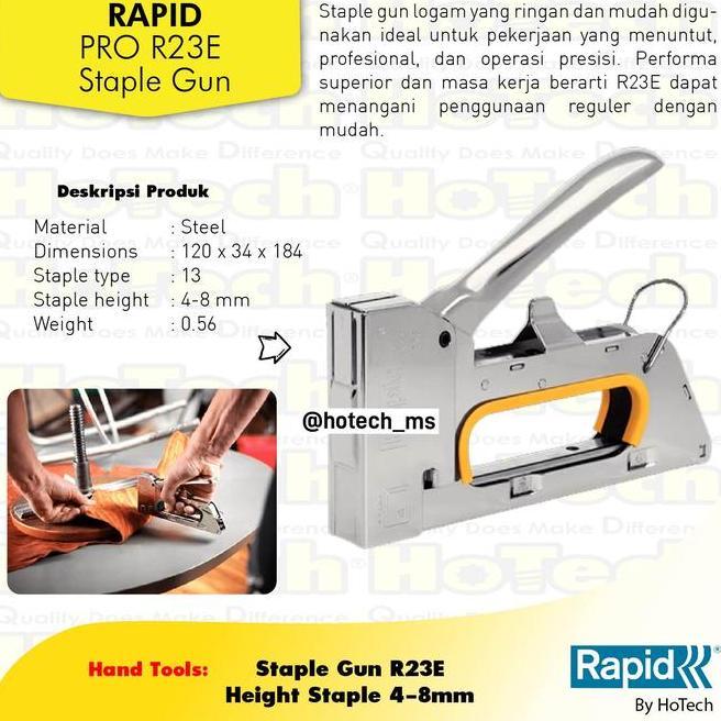 Steples Rapid Taer R23 Rapid Pro Staple Gun