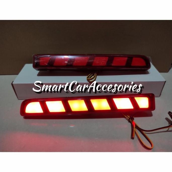 LED Lampu Reflektor Bemper Belakang Mobil Agya Ayla 2018-2023