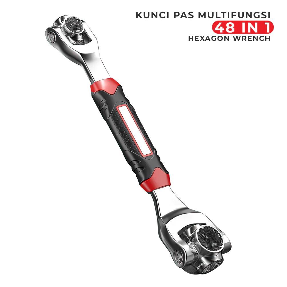Dolphin Tool Kunci Pas Tiger Wrench 48in1 Socket Multifungsi Kunci Pas Universal 48 In 1 ready