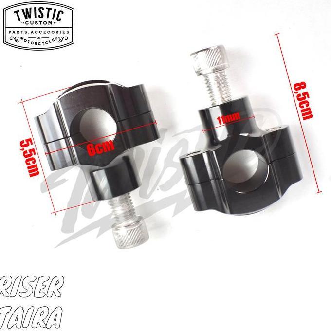 Raiser Riser Stang Taira Motor Benelli PE 250 SM V16 Chopper Bobber
