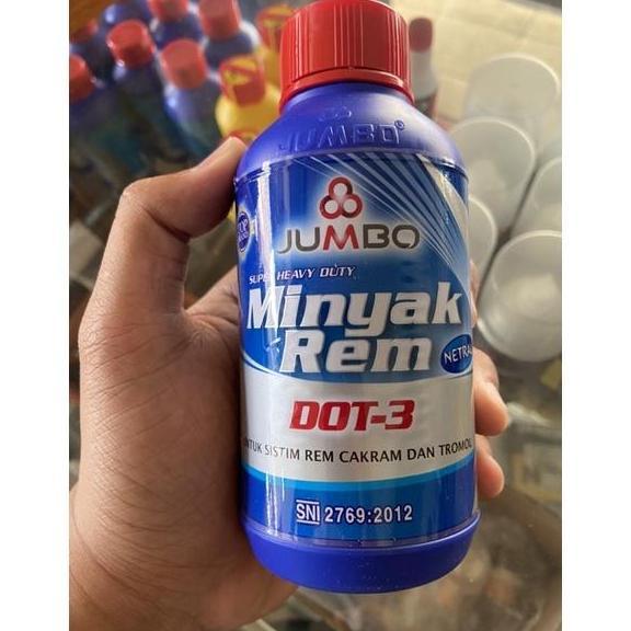 minyak rem jumbo dot3 300ml minyak rem jumbo dot 3 brake fluid jumbo dot 3