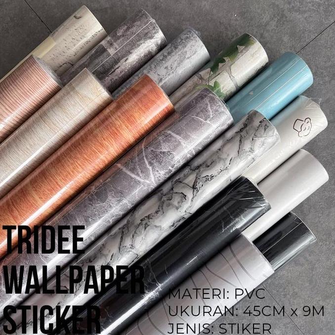 Wallpaper Stiker | Tridee Wallpaper Sticker