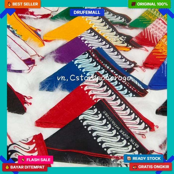 Udeng Segitiga Kualitas Premium Werkudoro Asli 26 Motif / Udeng Banyuwawi / Udeng Jawa / Iket Bali /