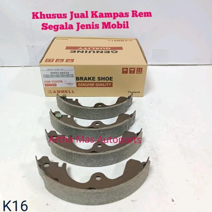 KAMPAS REM BELAKANG SOLUNA BRAKE SHOE SOLUNA KHUSUS