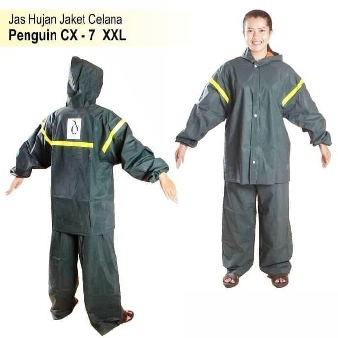 Jas Hujan Stelan Merek Penguin's/Penguin CX7/CX-7/CX 7 XXL ORIGINAL