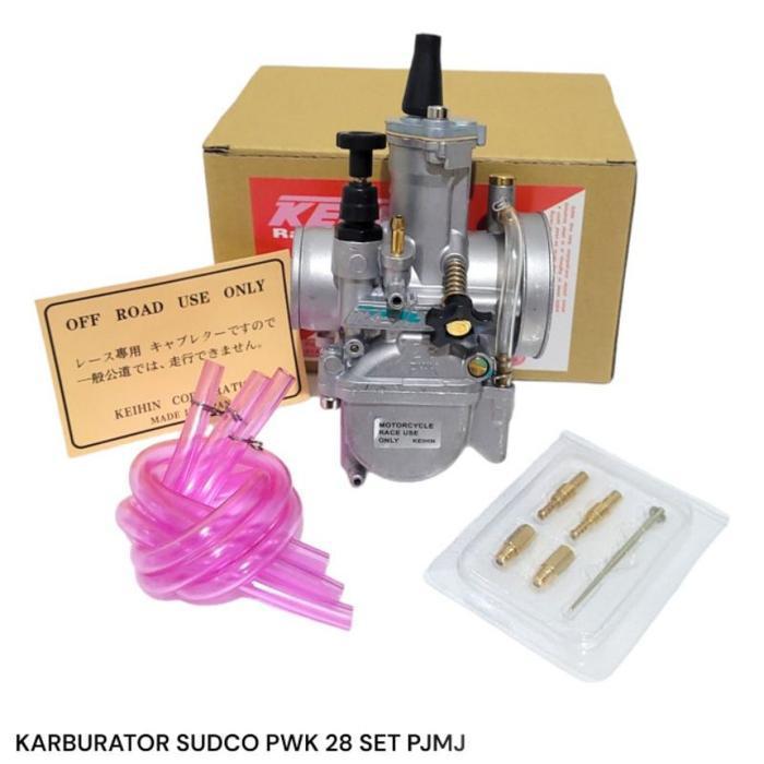 Karburator Sudco Keihin Pwk 24 - 26 - 28 - 30 - 32 - 34 Karbu Full Set Japan Qas Free Pilot Jet Main