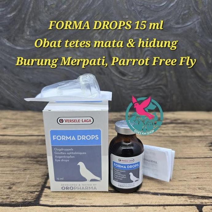 VERSELE LAGA FORMA DROPS 15 ML VITAMIN TETES MATA BURUNG MENJADIKAN MATA BURUNG LEBIH JELAS