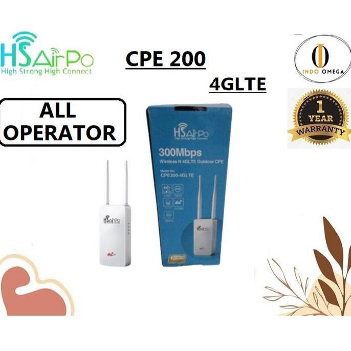 BEBAS ONGKIR - HSAirPo CPE200-4G-LTE CPE AP 4G LTE Outdoor Wireless 2.4ghz 300 Mbps CPE 200