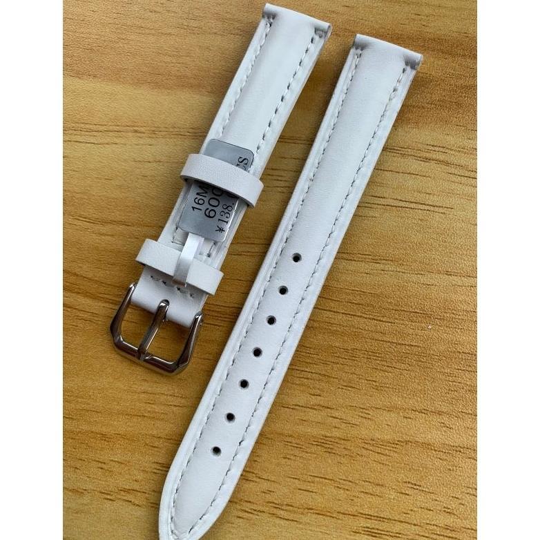 Strap tali jam tangan kulit wanita putih polosStrap tali jam tangan kulit wanita putih polos ready