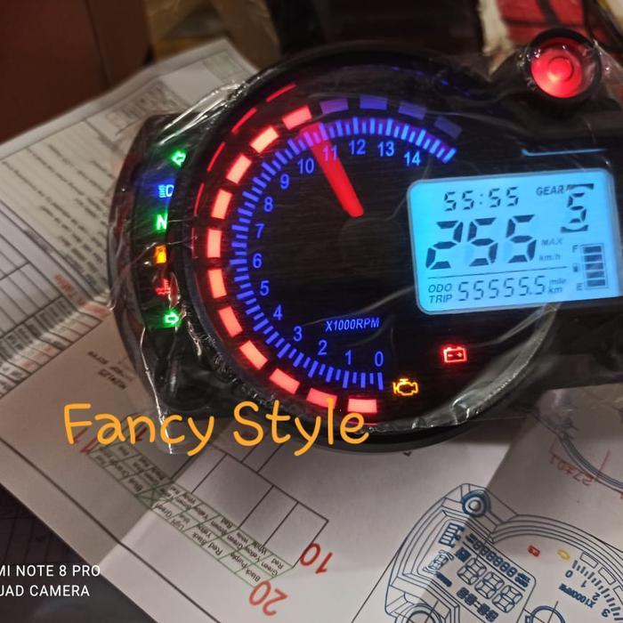 SPEEDOMETER SPEDOMETER SPIDOMETER MODEL KOSO RX2N DIGITAL UNIVERSAL ORIGINAL DAN TERPERCAYA