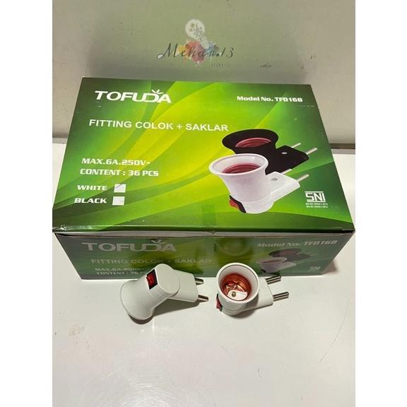 Fitting Colok Saklar / Fitting Lampu Tidur TOFUDA TFD-168