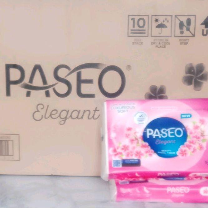Tissue PASEO Travel Pack 50 Sheet / Tisu Wajah 1 DUS KARTON 80 Pack EA