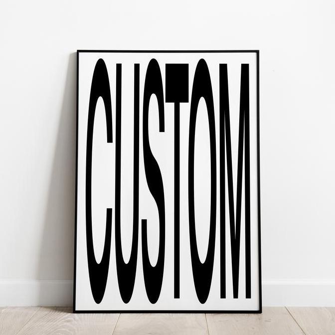 Poster Film Custom Frame Blok