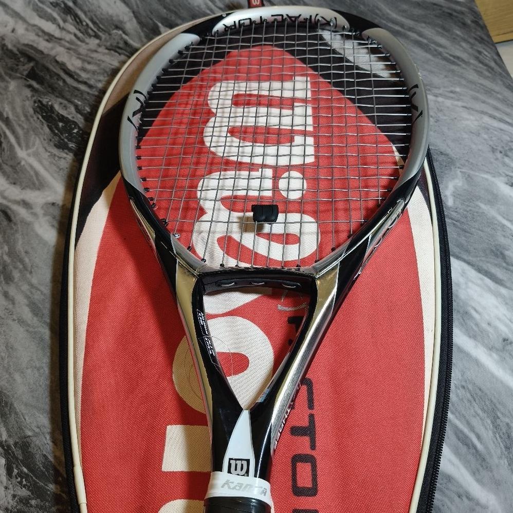 BestPromo Raket Tenis Wilson K Factor K Three Bekas Mulus Siap Pakai 253 Gram