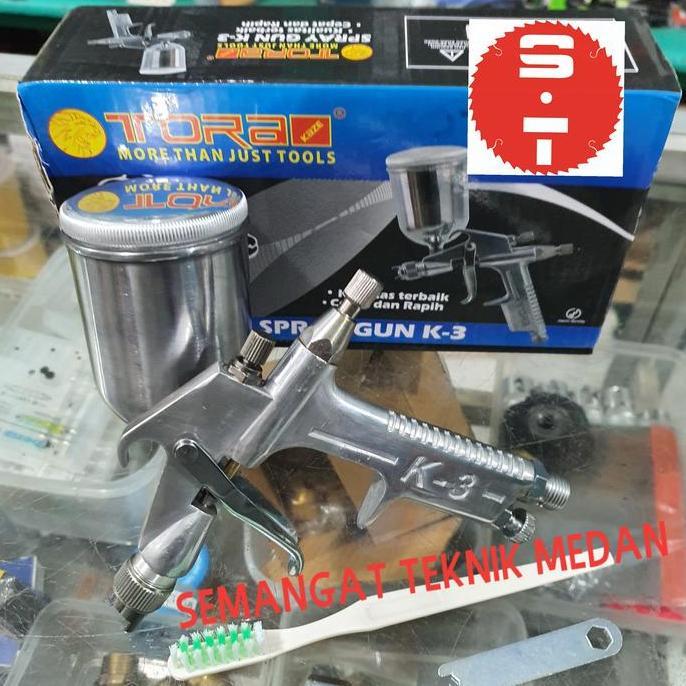 TERBARU - K3 K-3 AIR SPRAY GUN SEMPROTAN ANGIN CAT TABUNG ATAS K3 K - 3 TORA