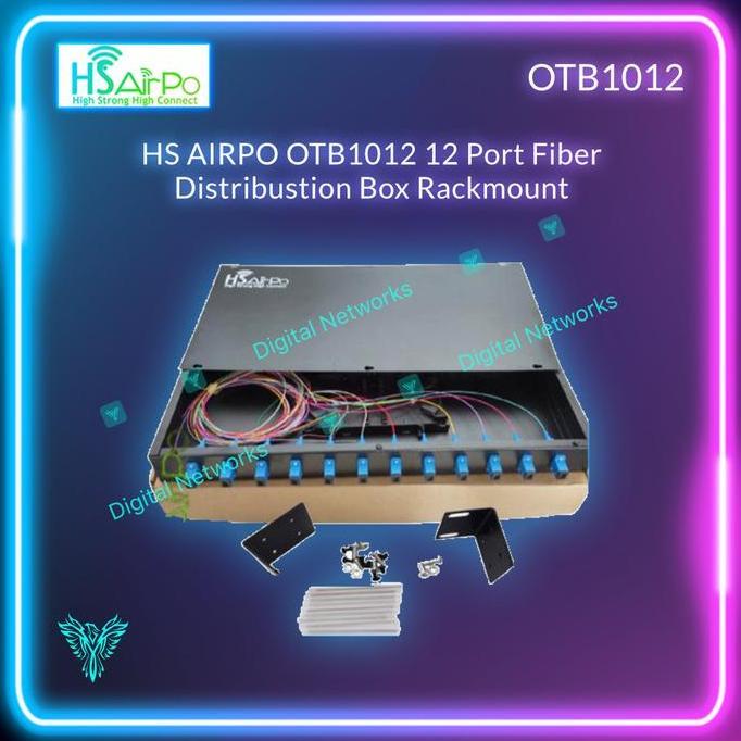 TERBARU - OTB 12port HSairPo OTB1012 12Port Fiber Distribution Box FO 12port