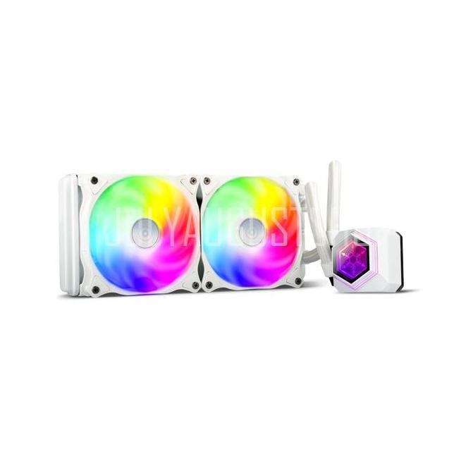 BEBAS ONGKIR - SilverStone PermaFrost PF240-ARGB AIO CPU Cooler - White Edition