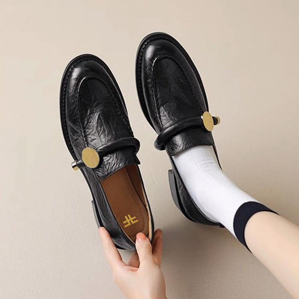 Cuci Gudang Findal Sepatu Slip On Wanita Loafer Daily Kantor Brown Ki-152C 2026