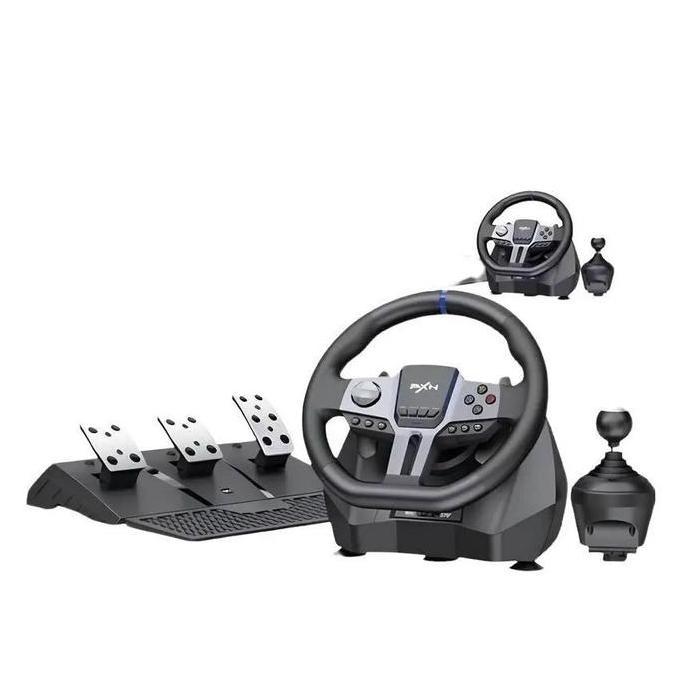NEW RACING STEERING WHEEL RACING SIMULATOR PXN V9 STIRAN MOBIL GAMING STEER ALAT KEMUDI MOBIL FOR PS