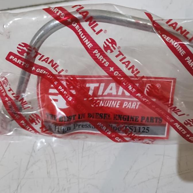 Pipa Injector Tianli 1125 - Tl1130 - High Pressure Fuel Pipe 1125 - 1130 - Selang Solar Tianli